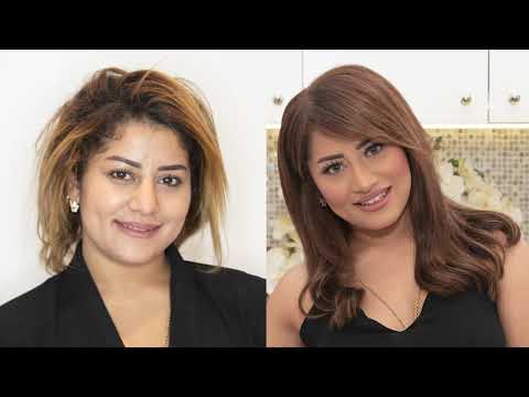 شاهدي كيف غيرت جويل شعر اريج و إكرام في شعرك تاجك 