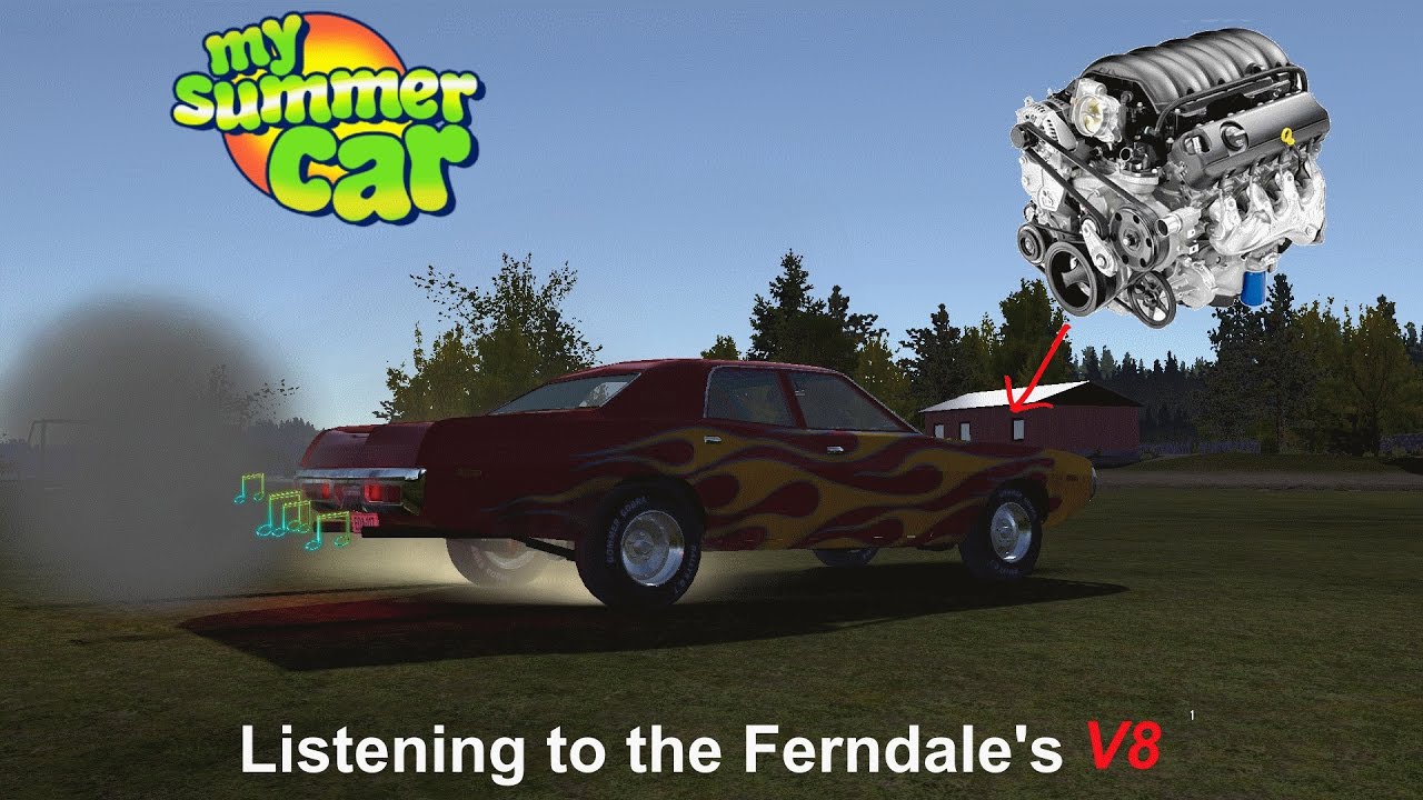 Listening to the Ferndale's V8 My Summer Car YouTube