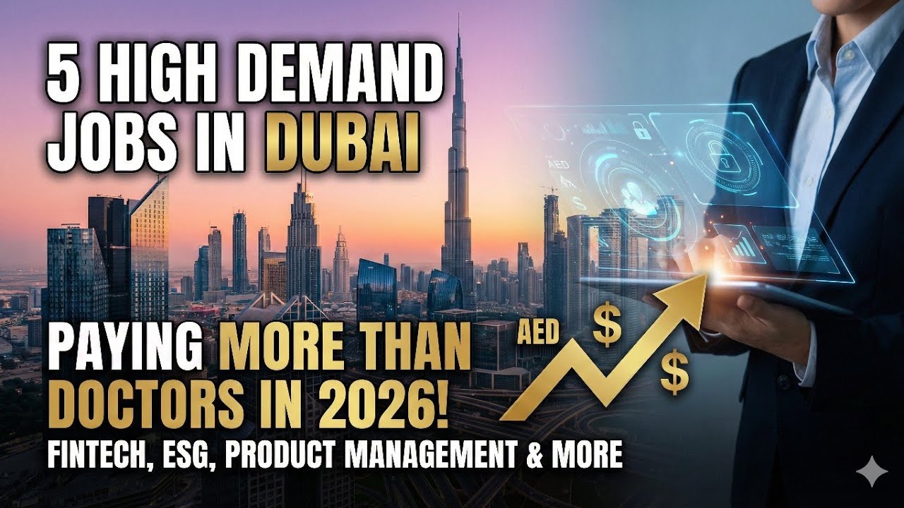 5 High-Demand Dubai Jobs in 2026: Earn More Than Doctors! (Tax-Free 🇦🇪 ...