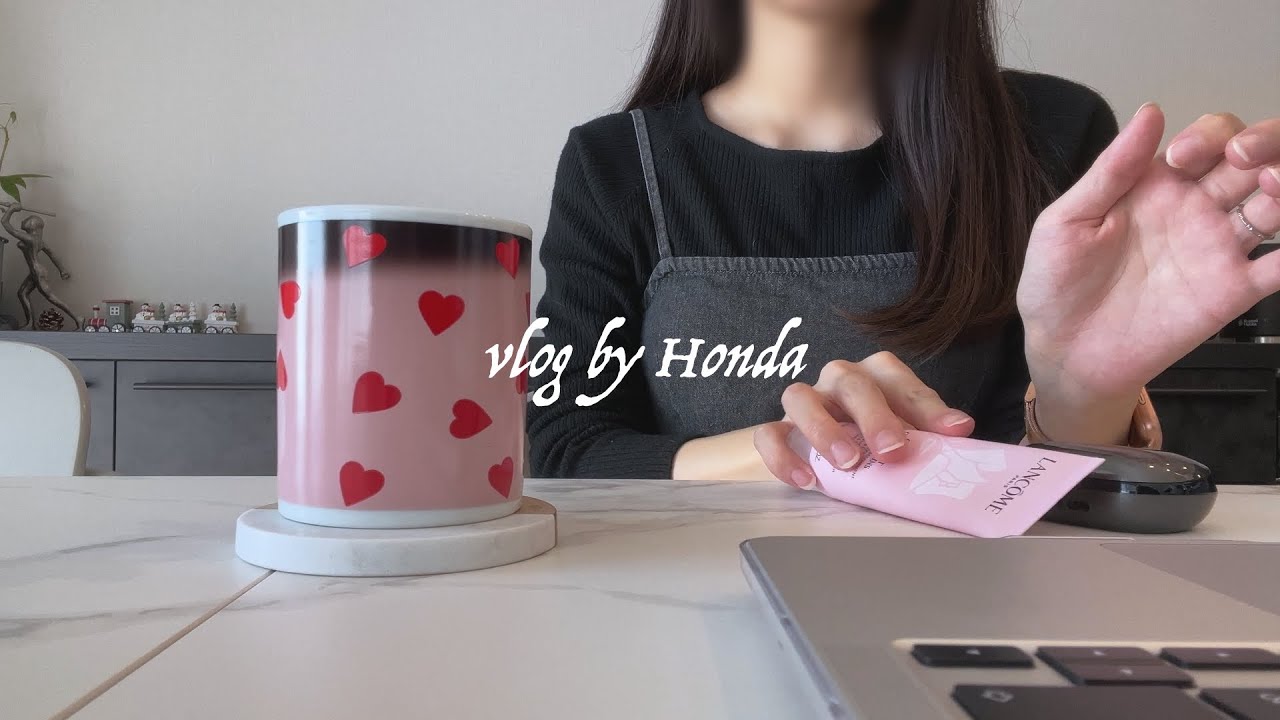 主婦vlog｜RMKリップ☃️💄✨/女の子ママ🎀休日🧑‍🧑‍🧒スタバ〜☕️🍩💖