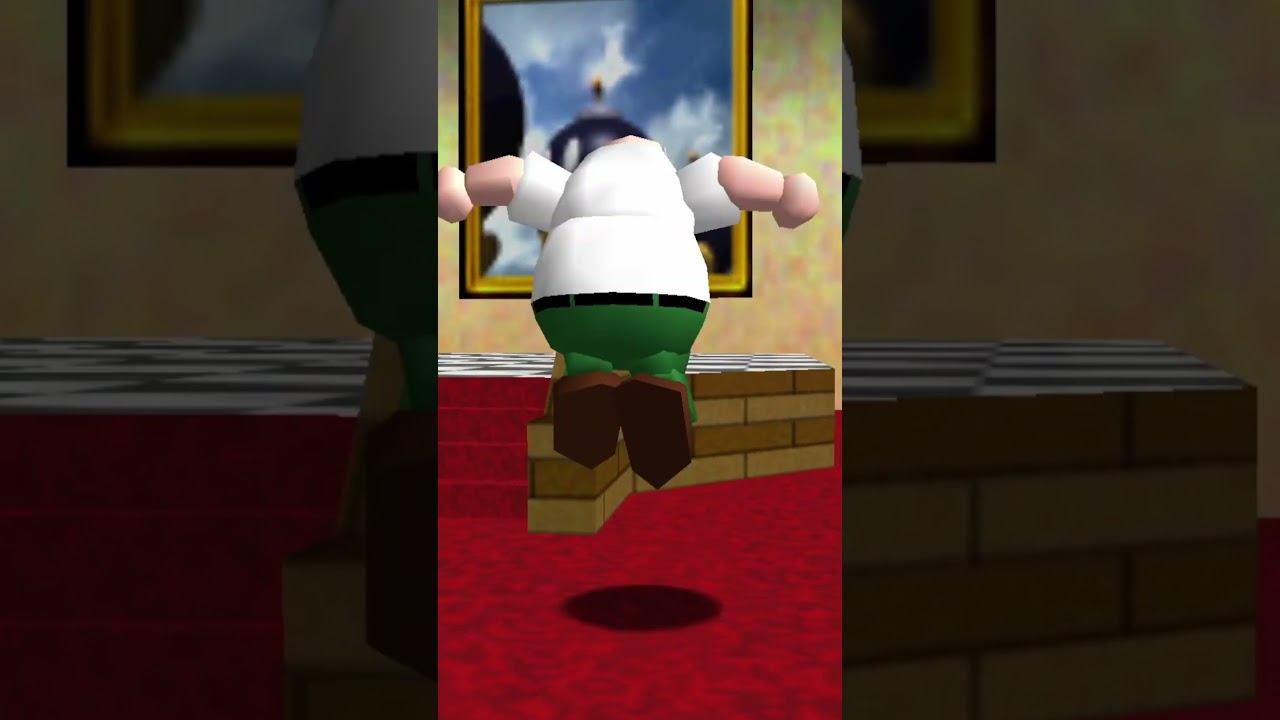 Peter Griffin in Super Mario 64 