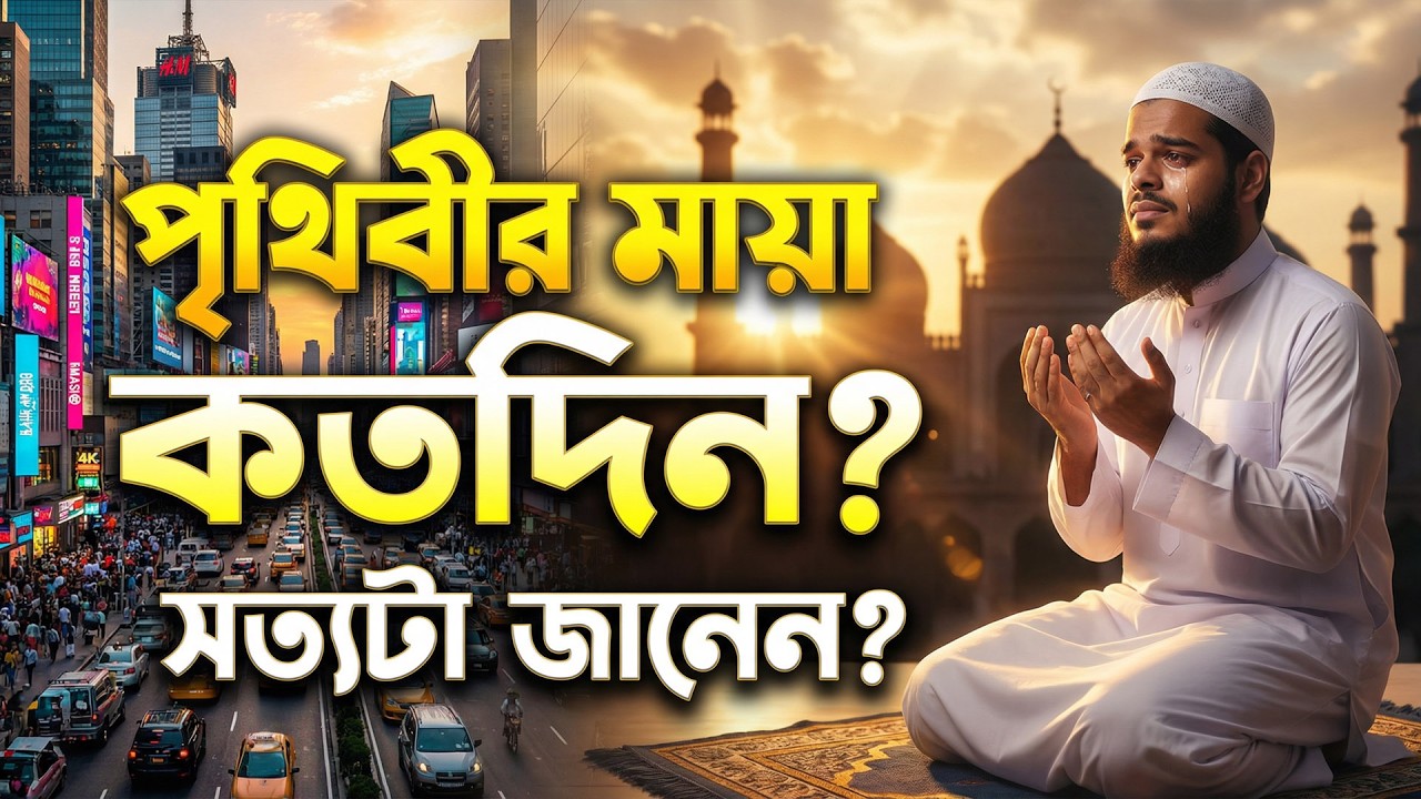 পৃথিবীর মায়া কতদিন? সত্যটা শুনলে কাঁদবেন!Abdur Rahim bin Abdur Razzaq আব্দুর রহিম বিন আব্দুর রাযযাক