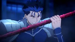 Fate stay night Archer VS Lancer Epic Fight