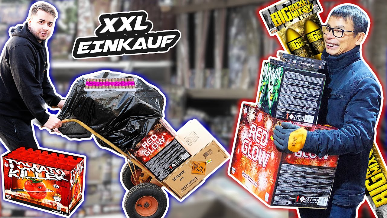 🐉🔥 ZWEITER EINKAUF auf dem ASIA DRAGON BAZAR 😍 Feuerwerk Einkaufstour 2023 🧨💥