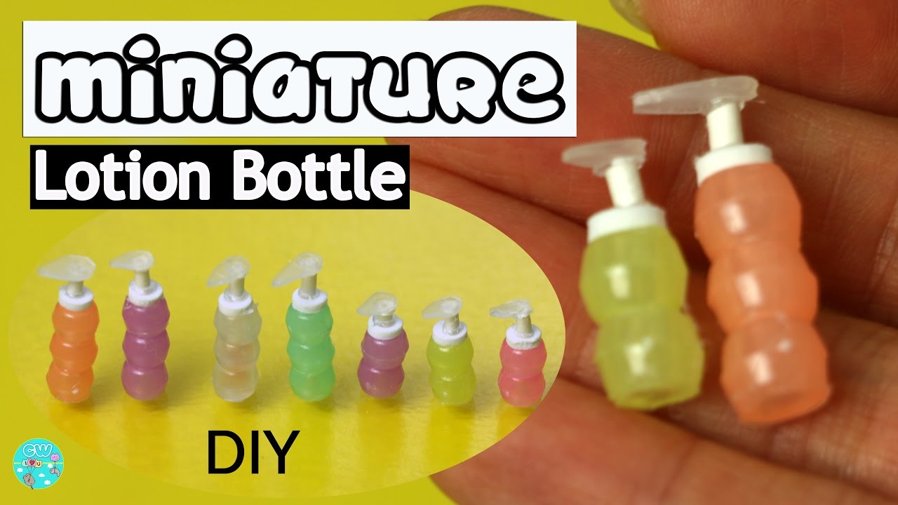 Miniature Lotion/Hand Soap Bottle/Easy DIY by Creative World - YouTube