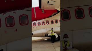 The noisy ATR-72 still in service! ✈️ #shorts #travel #flight