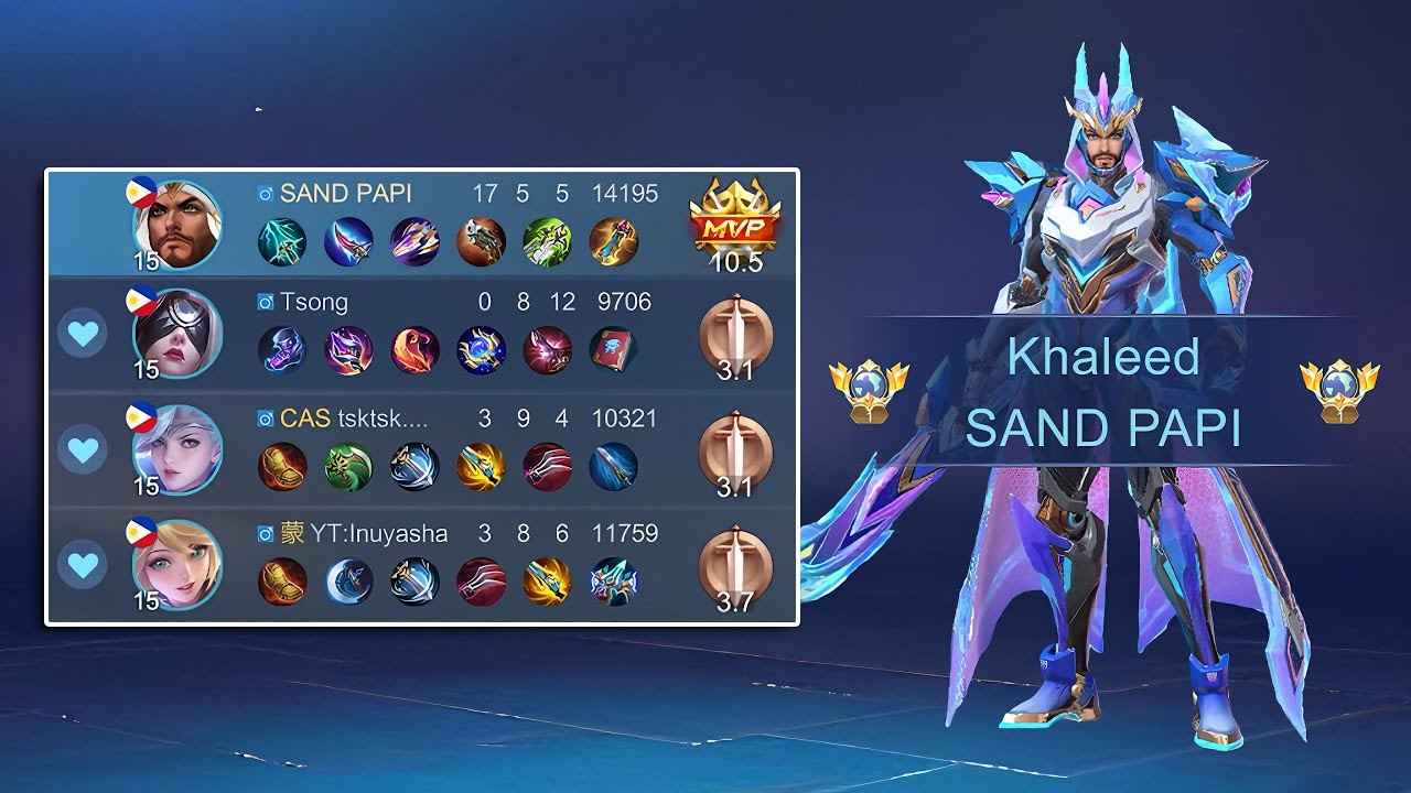 HOW TO CARRY DARK SYSTEM IN MLBB USING KHALEED!! - RECOMMENDED HYPER ...