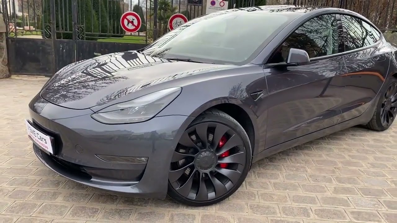 GME CARS - TESLA-MODEL Y-VENDU - MODEL Y - PERFORMANCE - Gris