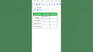 How To Split Column #googlesheets