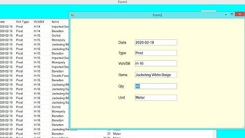 VB.net | Listview Selected Row Data Show In TextBox Into Another Form | Visual Basic.net | Bumrah