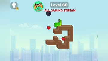 Snake Puzzle Slither To Eat Level 60 Gameplay 
