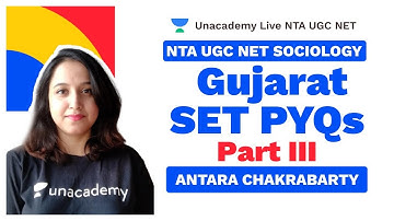 NTA UGC NET 2021 | Gujarat SET PYQs Part III | Antara | Unacademy Live