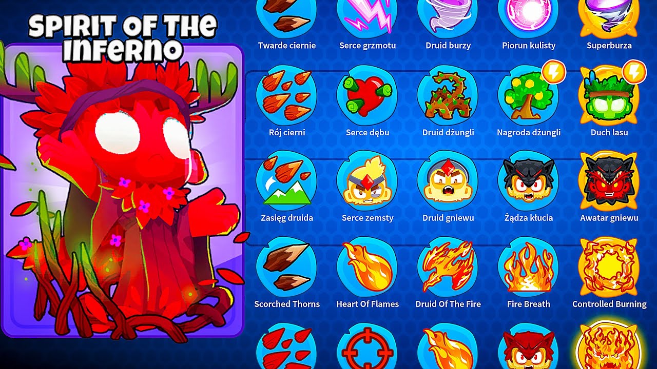 STWORZYŁEM DRUIDA 5-5-5-5-5 SILNIEJSZY NIŻ PARAGON? - BLOONS TD 6?