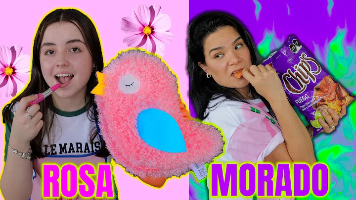 GUERRA DE COMPRAS ROSAS VS MORADAS CON NATALIA | A...