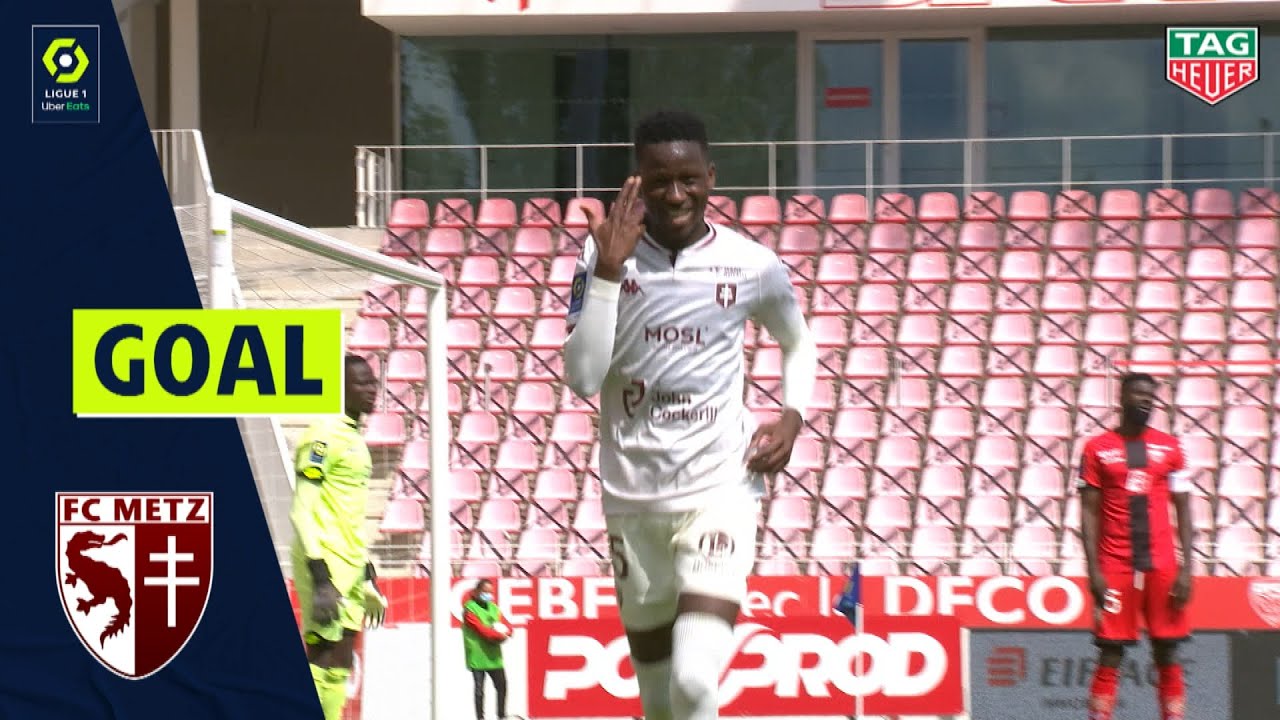 Goal Pape Matar Sarr 42 Fc Metz Dijon Fco Fc Metz 1 5 20 21 Youtube