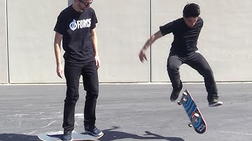 LIVE SKATE SUPPORT VARIAL HEELFLIPS