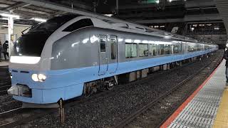 【臨時特急水戸偕楽園川越号に伴う方転回送】E653系1000番台カツK71編成が回送列車として大宮駅10番線から発車するシーン(回9579M)2026.03.06