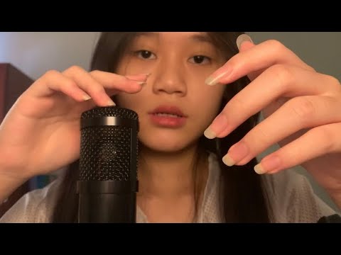 ASMR nail tapping, rubbing & scratching
