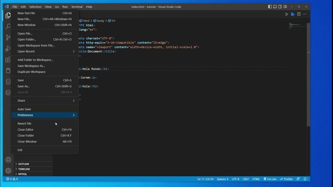 como GUARDAR CAMBIOS en visual studio code 🚀 - YouTube
