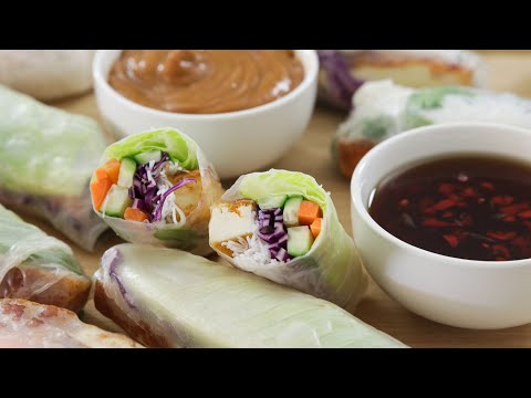 Tofu Spring Rolls Recipe | How to Make Spring Rolls