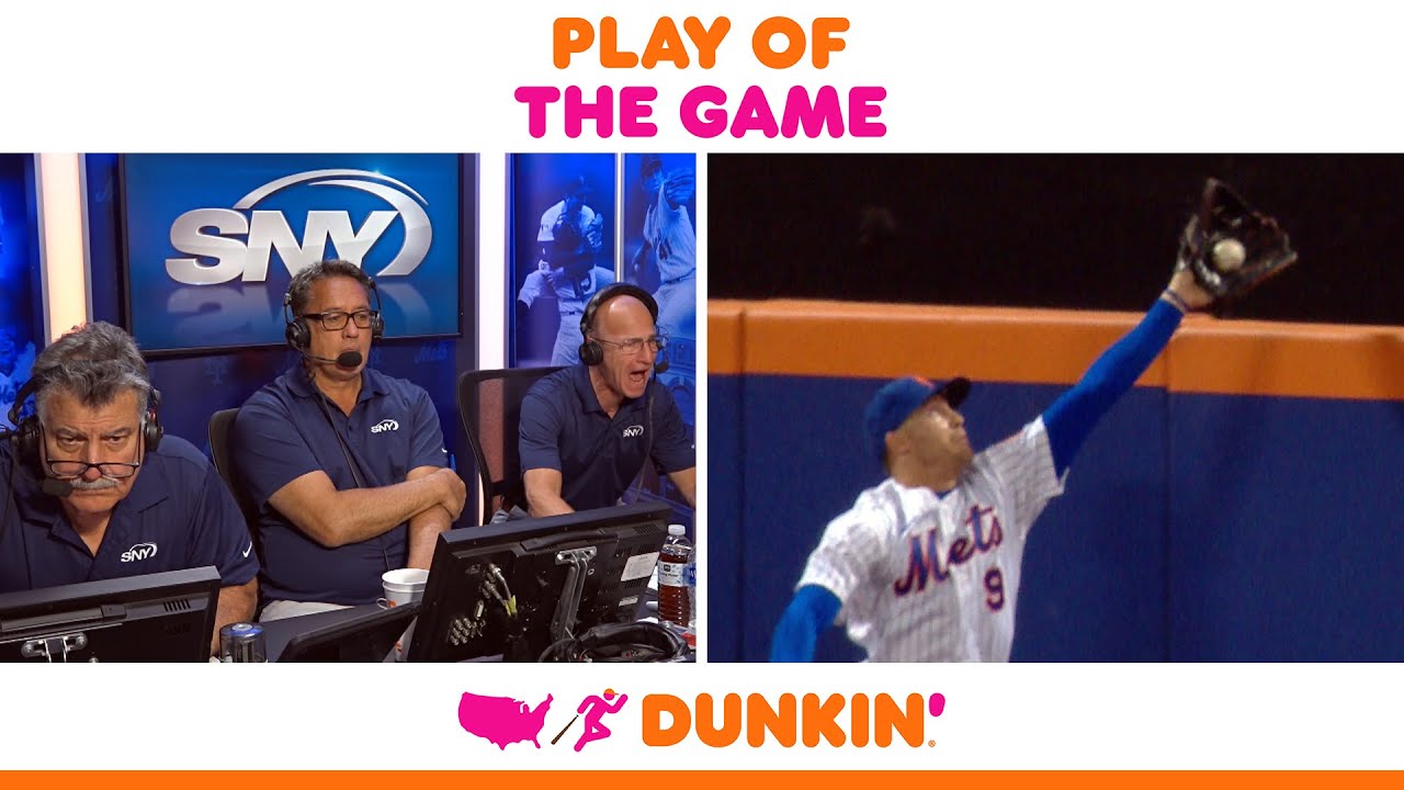 Check out Gary, Keith, and Ron as they call Mets CF Brandon Nimmo stealing a HR from LA | SNY