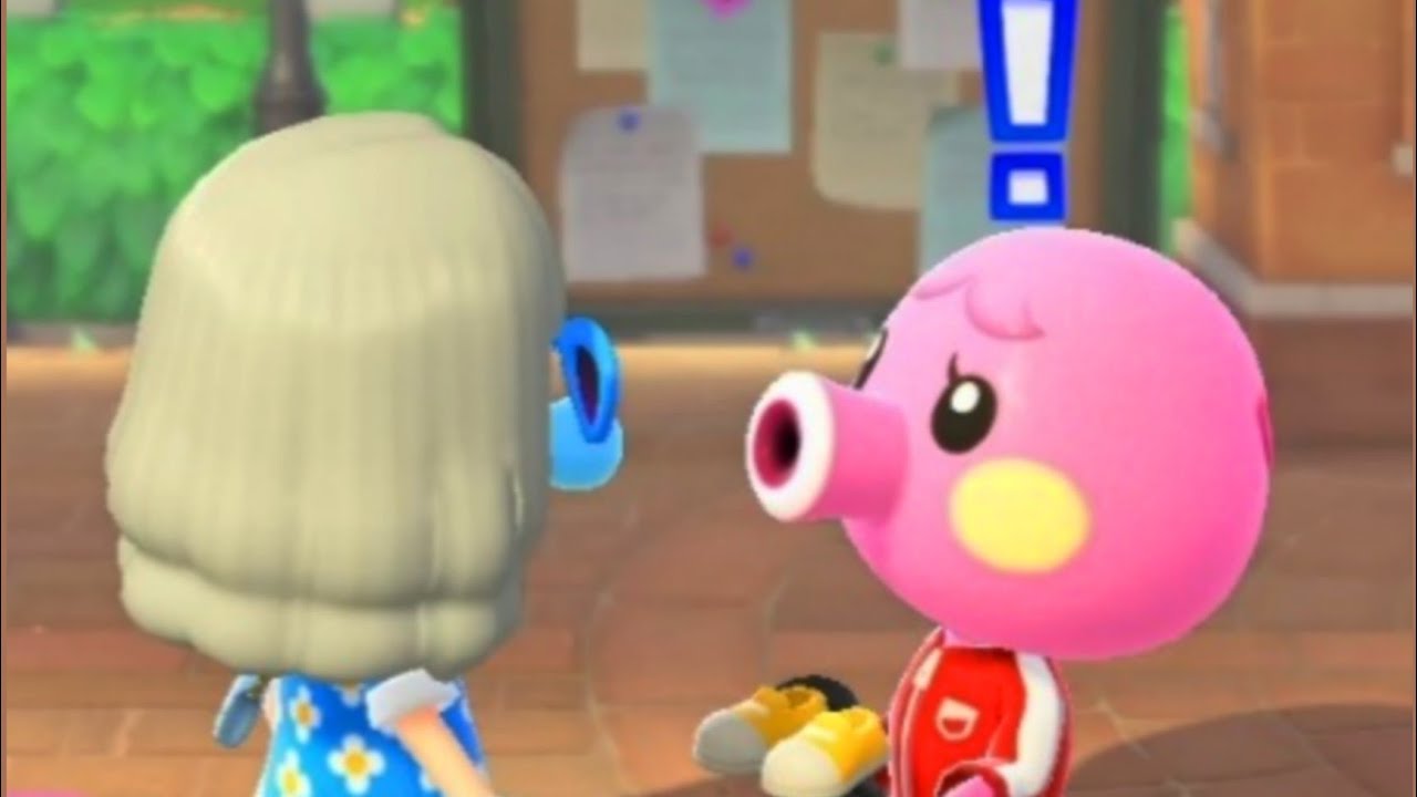 When you give shoes to your villagers... 🥿 Animal Crossing New