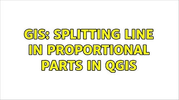 GIS: Splitting line in proportional parts in QGIS