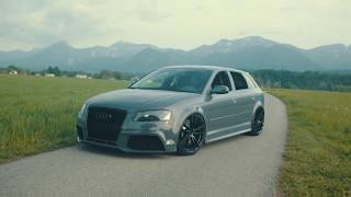 Dia Quattro Audi RS3 with gepfeffert.com inside low static wörthersee tour 2018 - FILE404.NET