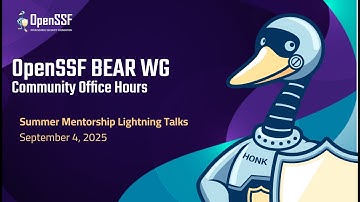 09-04-2025 Summer Mentorship Lightning Talks