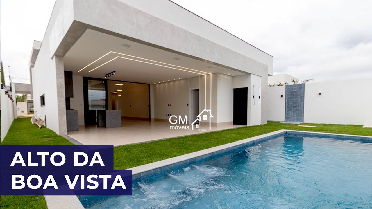 INATIVO Moderna casa de alto padrão com 4 suítes e piscina - Cond. Alto da Boa Vista - Sobradinho/DF