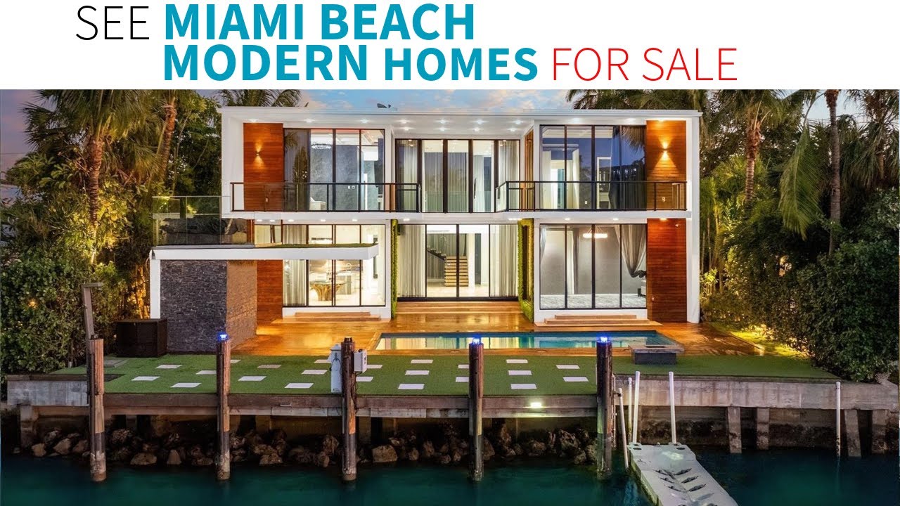 See The Top Exclusive Modern Homes in Miami Beach for Sale Today!