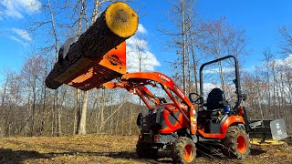 The Artillian Rock Bucket and Grapple is Amazing on the Kubota BX! by Peek's Peak Hobby Homestead 3,089 views 1 month ago 12 minutes, 8 seconds