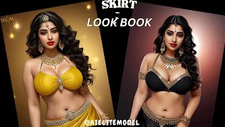 [4K] Ai Saree Elegance: Ai Indian Model's Saree Lookbook  | Ai Elite Indian Model #Saree #Purple