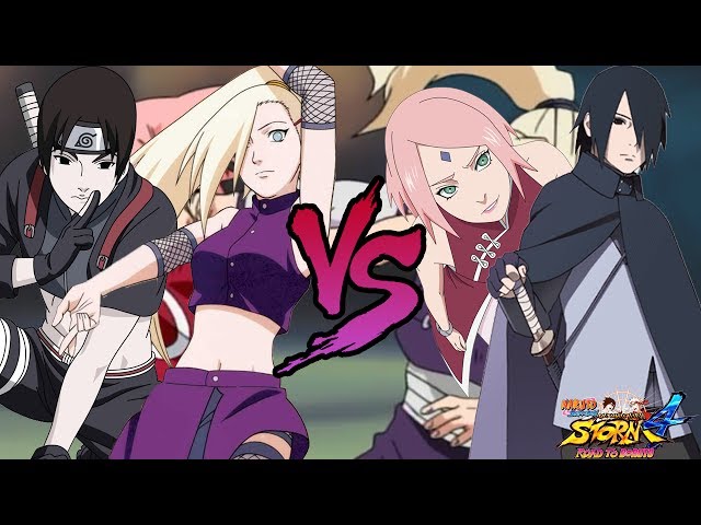 Naruto Storm 4 Dublado PT-BR Sakura vs Ino (Classico) parte 2