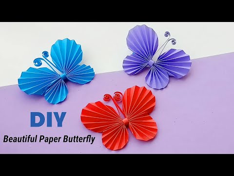 How To Make Beautiful Butterfly | Paper Butterfly toturial | Butterfly Cutting #shorts