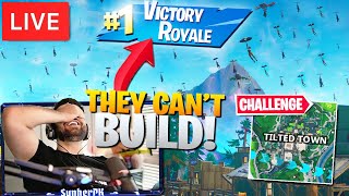 I Told 100 Streamsnipers To Drop Tilted Town And WON! (Fortnite Battle Royale)