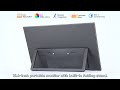 S27a-3 SIBOLAN 15.6 inch 1080P IPS with Stand 180 degrees Adjustable Monitor