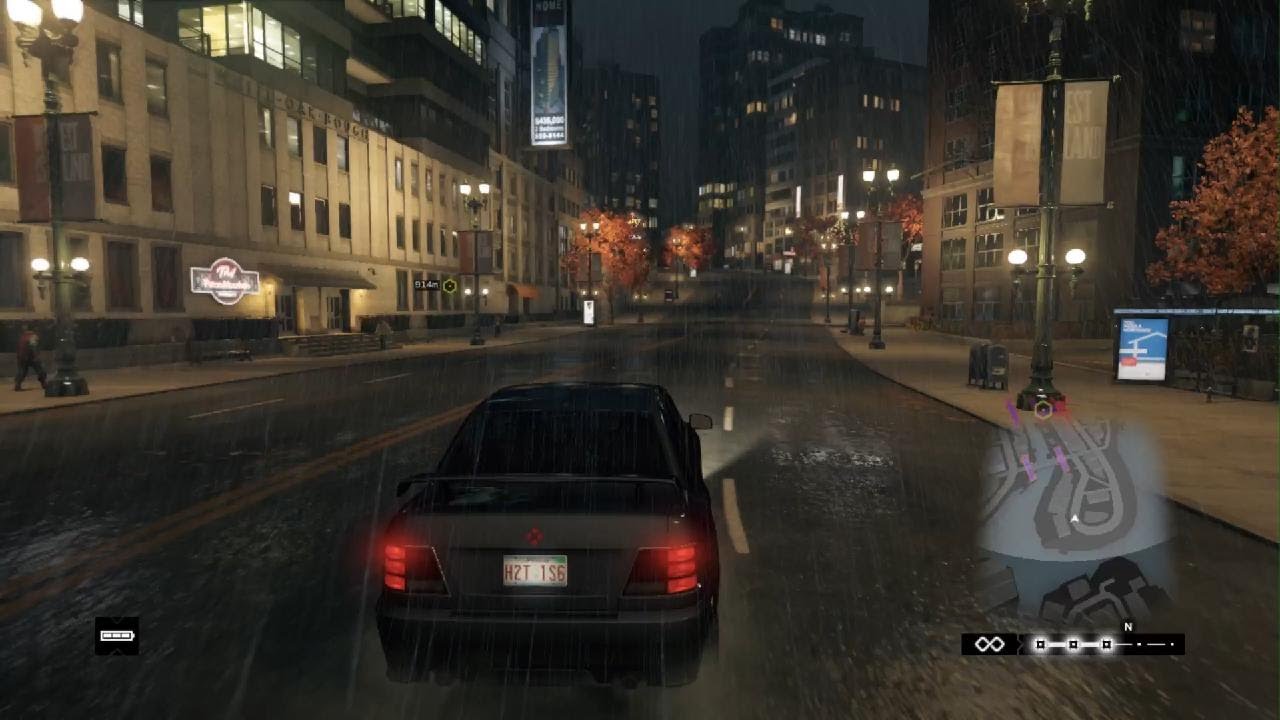 WATCH_DOGS backseat driver Realistic mode - YouTube