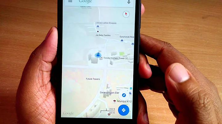 How to enable compass mode in google maps
