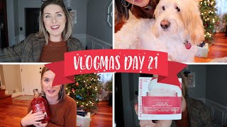 Vlogmas Day 21: Christmas Shopping \& Wrapping Presents