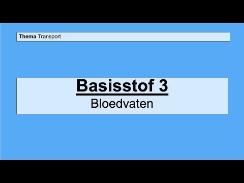 VMBO 4 | Transport | Basisstof 3 De bloedvaten