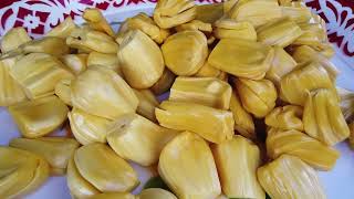 So Satisfying! Jackfruit Cutting Skills - Thailand Street Food