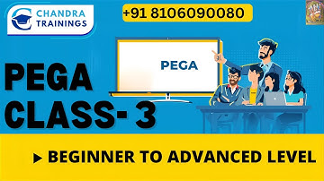 PEGA CLASS-3 || CHANDRA TRAININGS || Newbatch DEC 15th 2025-|| Click link below to know more ||#pega
