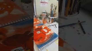 DIBUJO A MEI LEE PANDA ROJO