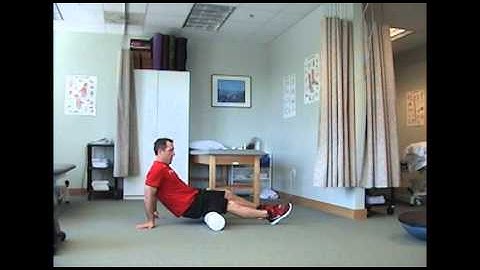Foam Roller Hamstring Stretches
