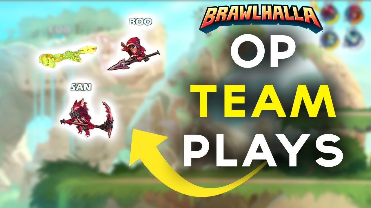 This game will make me crazy is that a 2v2 or 3v1 Brawlhalla!! 😲