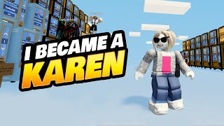 I Became a Karen and Trolled Sellers (Roblox Islands)