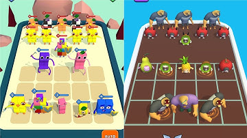Merge Cube Number Color Block Vs Epic Banana Run Merge Master Max Level Gameplay