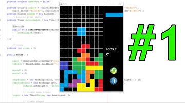 Tetris Game On Java Tutorial - Part 1