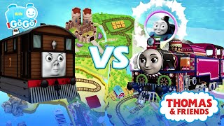 Toby VS Ashima Funnel Tunnel Diamond Racer Super Fast! Thomas and Friends GoGo Thomas (byBudge)